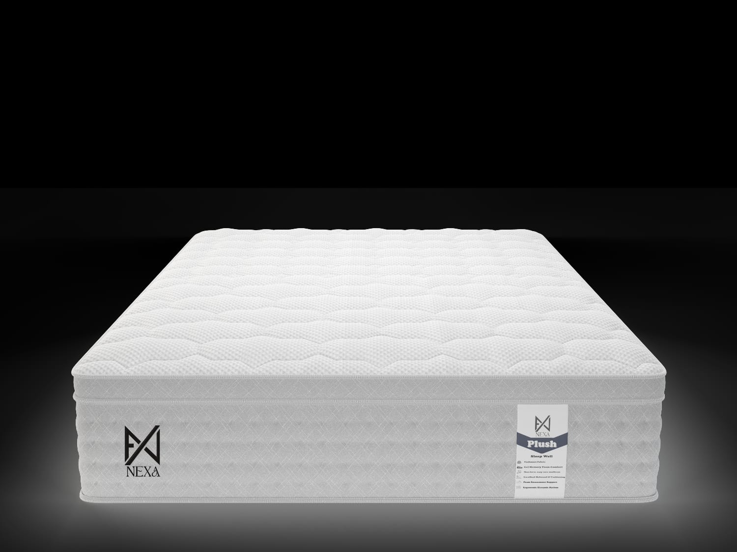 The Luxury Plush Nexus 2000 Federkern-Taschenfederkern-Matratze mit integriertem Topper – Weich